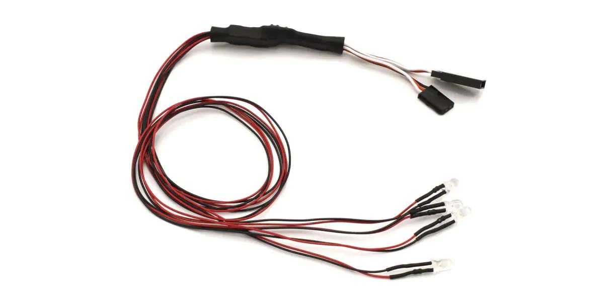 KYOSHO K.97054-4H - LED Light Unit Diam=5/L=400/Clear/4 Bulbs Halogen