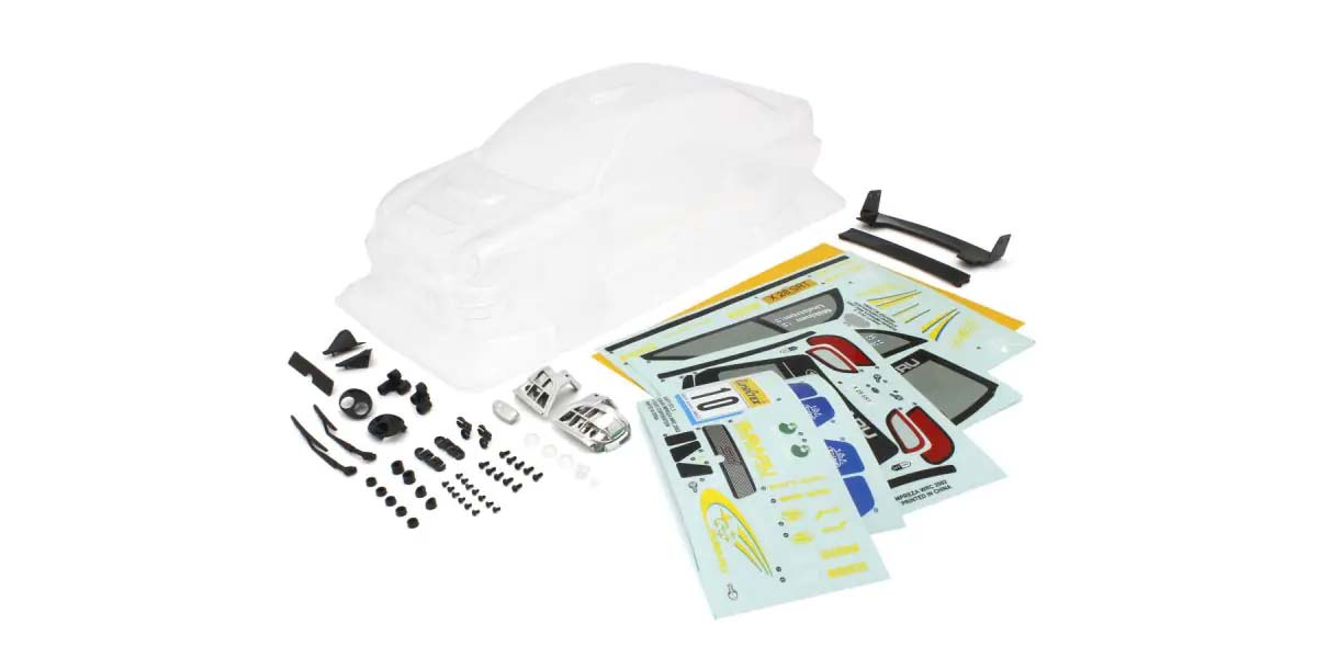 KYOSHO K.FAB612 - Body shell set 1:10  Fazer Rally FZ02R Subaru Impreza WRC2002 - Clear