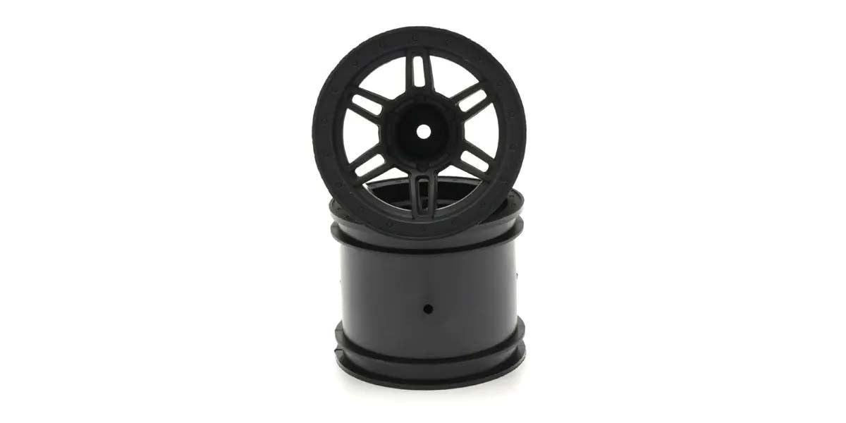KYOSHO K.FAH501BK - Kyosho 1:10 Rage 2.0 Black Wheels 2 pcs