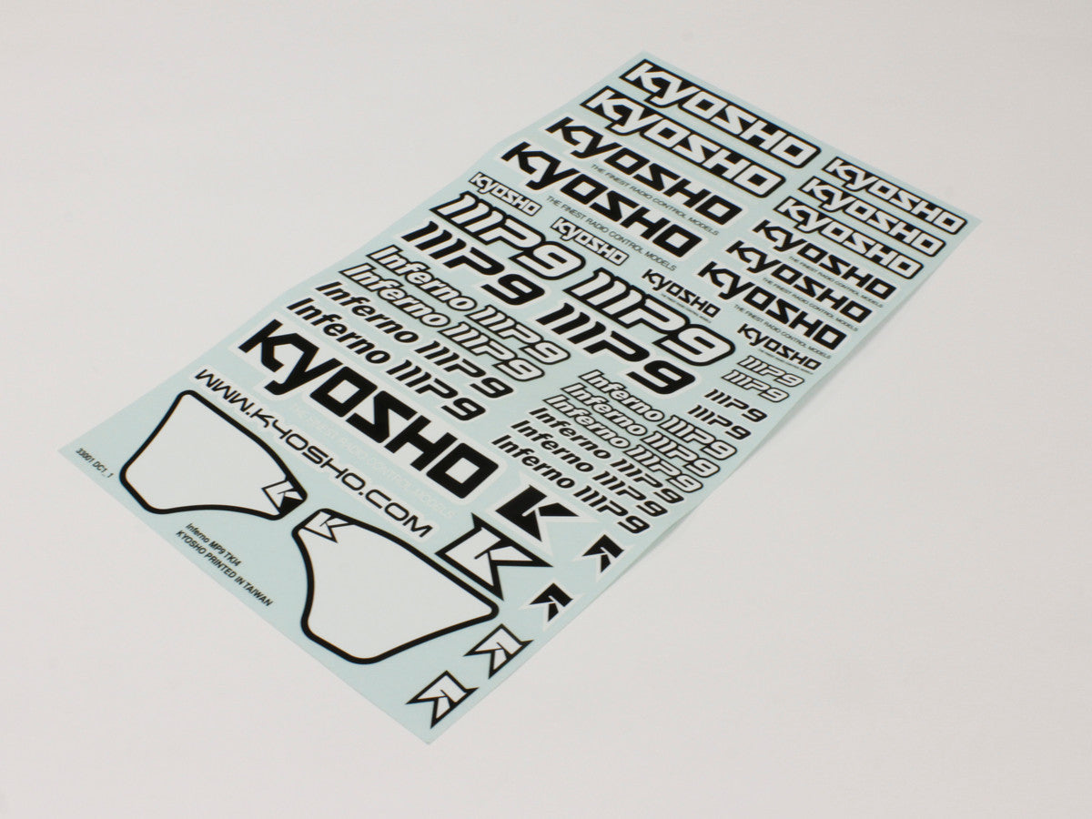 KYOSHO K.IFD403W - Decal Sheet Kyosho Inferno MP9 TKI4