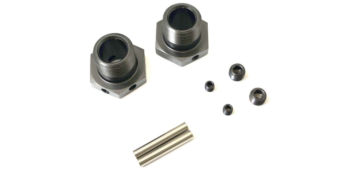 KYOSHO K.IFW625NB - Kyosho Inferno MP9-MP10 Narrow Wheel Hub 2 pcs Gun Metal