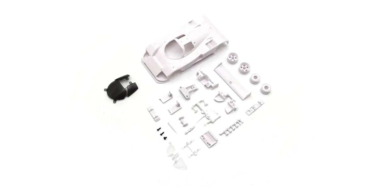 KYOSHO K.MZN225 - Bodyshell Mazda 787B Mini-Z + 2WD Rims White Body MZN152