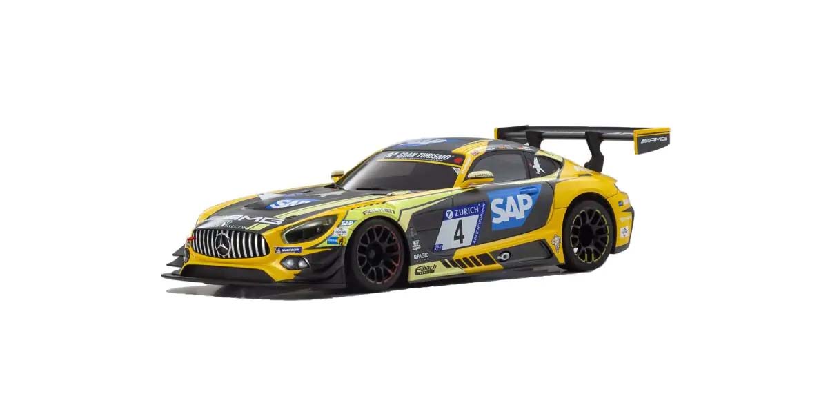 KYOSHO K.MZP254YBK - Kyosho Autoscale Mini-Z Mercedes AMG GT3 No.4 Nurburgring 2018 W-MM