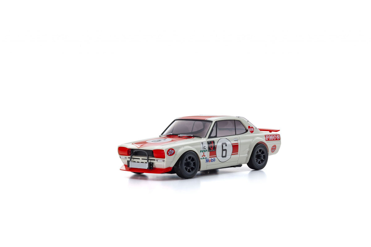 KYOSHO K.MZP472R - Autoscale Mini-Z Skyline 2000GT-R KPCG10 Racing'72 Red No.6 MA020