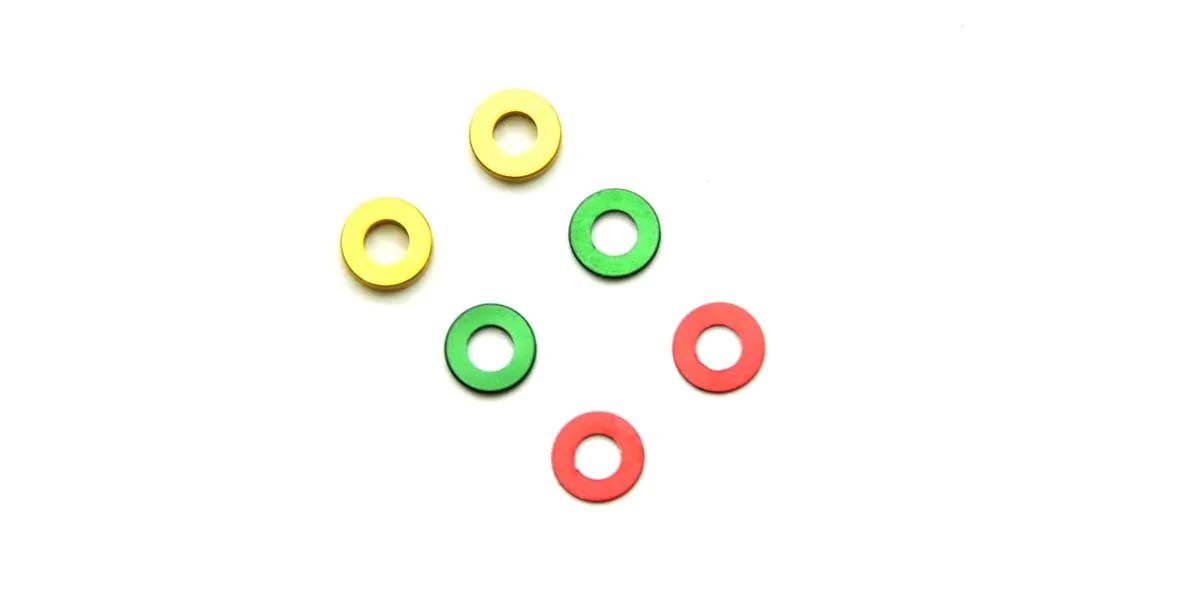 KYOSHO K.MZW412-1B - Color Washer Set for MZW412B Kyosho Mini-Z MR03