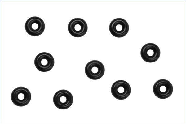KYOSHO K.ORG02BK - Silicone O-Ring P2 Black 10 pcs Kyosho