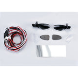 Rear view mirror set "Touringcar" incl. LED