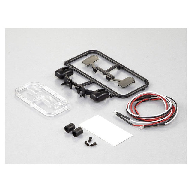 DISC.. Rear view mirror set "Type-F" incl. LED's