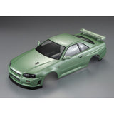 Nissan Skyline R34 195mm, champaign-green finished, RTU all-in