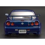 Nissan Skyline R34 195mm Metallic Blue lackiert RTU all-in