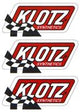 Decal Klotz 12x38mm 3pcs