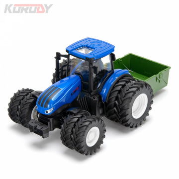 Fjernstyret traktor med vippelad og tvillingehjul – Korody 1:24