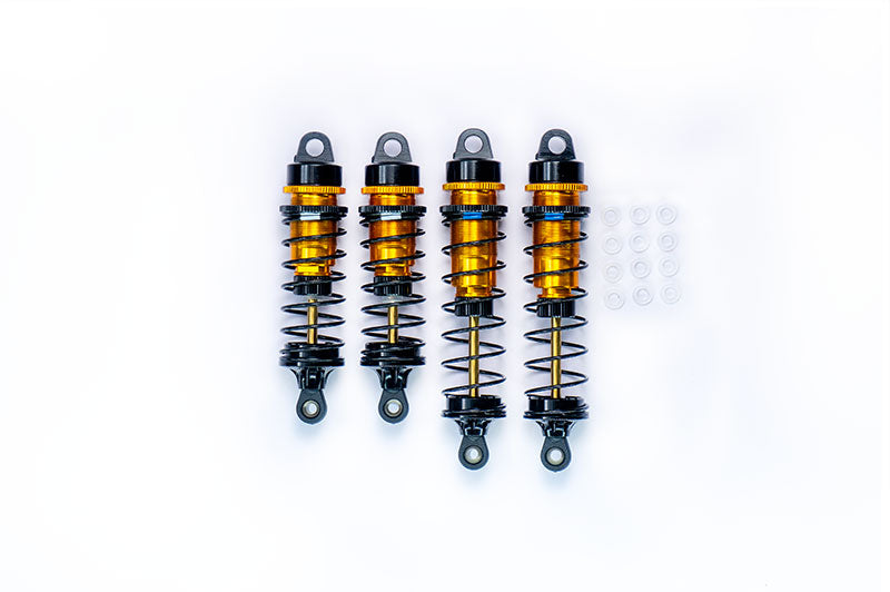 KOSWORK KOS04191-5 - Koswork RC10 Big Bore 12mm Buggy Shock Set F&R 4 Gold/Black