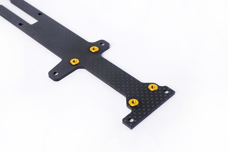 KOSWORK KOS04321 - Carbon Radio Plate & ESC Mount Koswork 2.0mm - Optima Mid