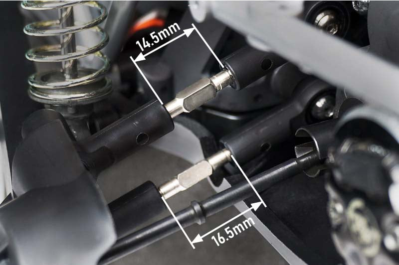 KOSWORK KOS04405 - Turnbuckle Set HD Koswork 6 Tamiya BBX