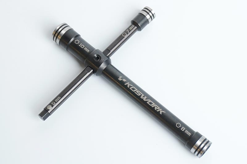 KOSWORK KOS13261 - Koswork Cross Wrench 7-8-10mm - Hex 5mm
