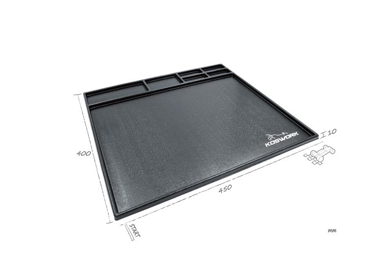 KOSWORK KOS32120-450BK - Koswork Assembly Tray 450x400mm for Mini-Z