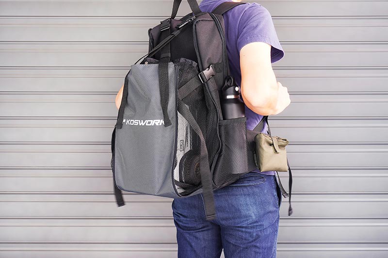 KOSWORK KOS32213BK - Koswork RC Expandable Backpack Bag 300x150x580mm