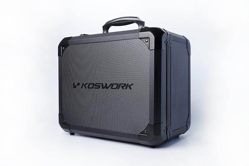 KOSWORK KOS32302-10PX - Koswork V2 Mini Black Aluminium Case for Futaba 10PX-4PM-7PX-7PXR