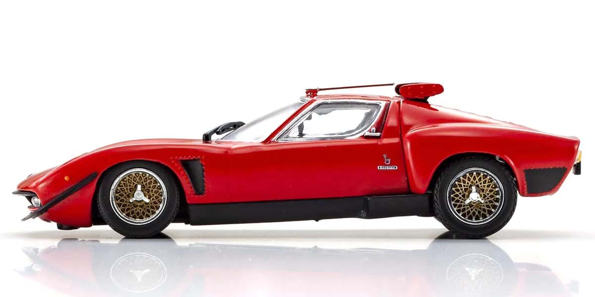 KYOSHO DIE CAST KS03203R - Kyosho 1:43 Lamborghini Miura SVR 1970 Red