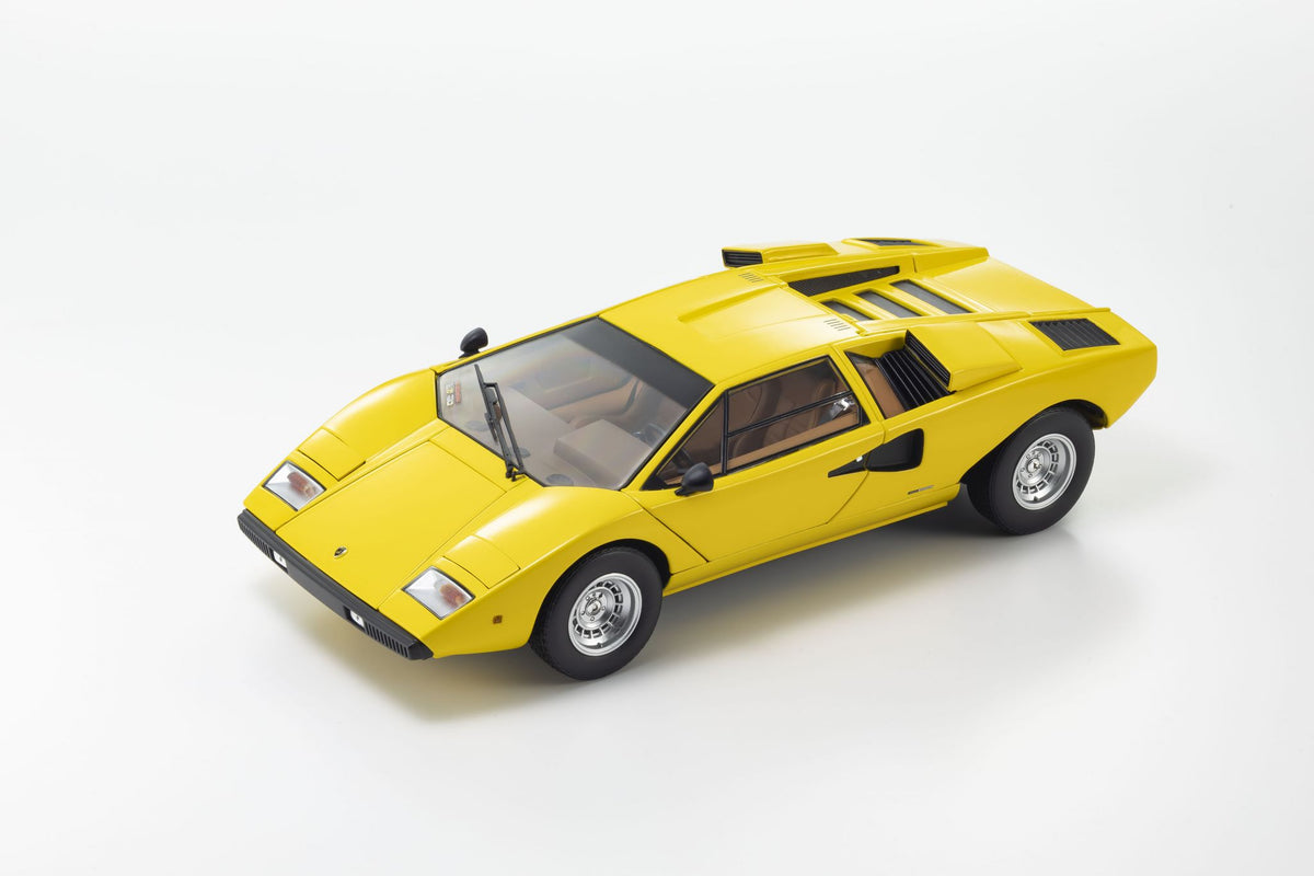 KYOSHO DIE CAST KS08321YT - Kyosho 1:18 Lamborghini Countach LP400 1974 Yellow
