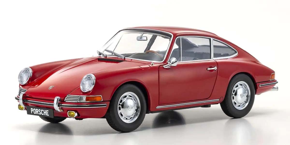 KYOSHO DIE CAST KS08969R - Kyosho 1:18 Porsche 911 2.0 901 1964 Signal Red