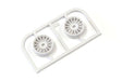 WHEELS SET WHITE MINI-Z AWD - NARROW 0 OFFSET (2)