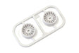 WHEELS SET WHITE MINI-Z AWD - NARROW 1.5 OFFSET (2)