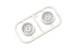 WHEELS SET WHITE MINI-Z AWD - NARROW 2.5 OFFSET (2)