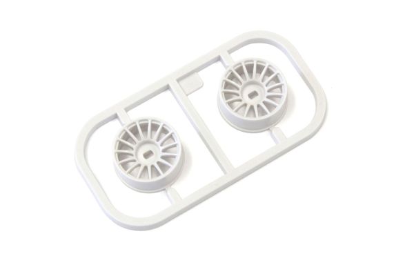 WHEELS SET WHITE MINI-Z AWD - NARROW 2.5 OFFSET (2)