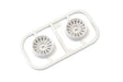 WHEELS SET WHITE MINI-Z AWD - NARROW 3.5 OFFSET (2)