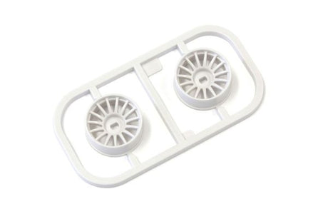 WHEELS SET WHITE MINI-Z AWD - NARROW 3.5 OFFSET (2)
