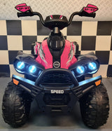 Phyton 12V børnequad – 1 person, pink