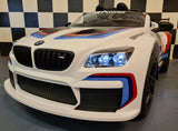 Elektrisk koerebil BMW M6 GT3 med 2.4G RC hvid