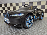 Elektrisk børnebil BMW i4 12 volt sort