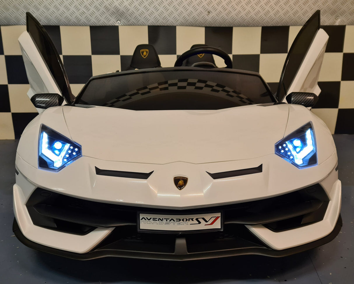 Lamborghini Aventador 2-personers 24 volt med drift hvid