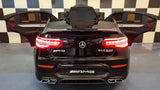 Mercedes-Benz GLC 63 AMG 12V elbil för barn – 1 person, metallic svart