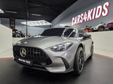 Børnebil Mercedes GT63 2-personers 24 volt metallic grå