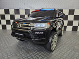 Toyota Land Cruiser polisbil 24V elbil för barn