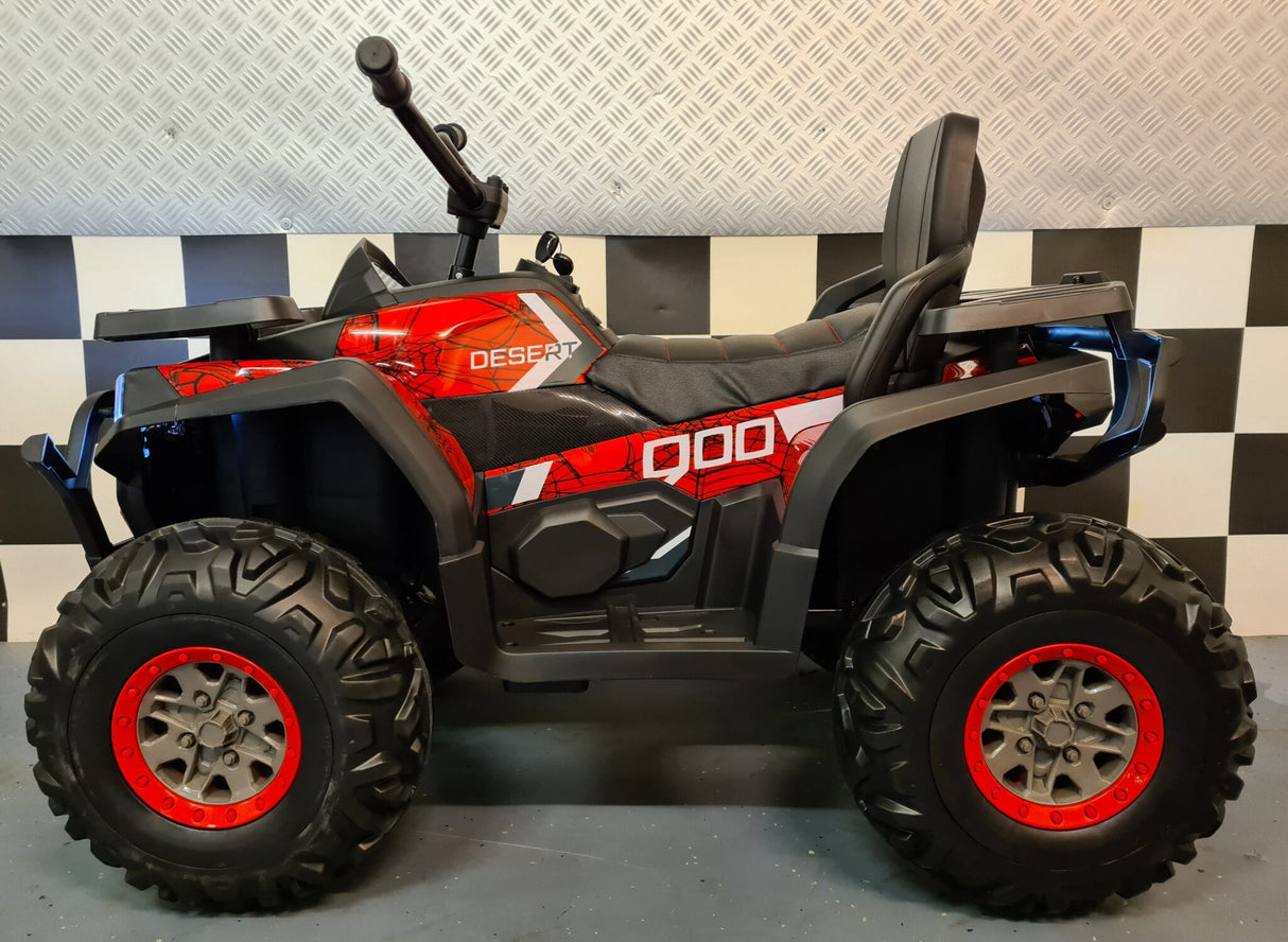 Batteri børnequad Spider 12 volt rød