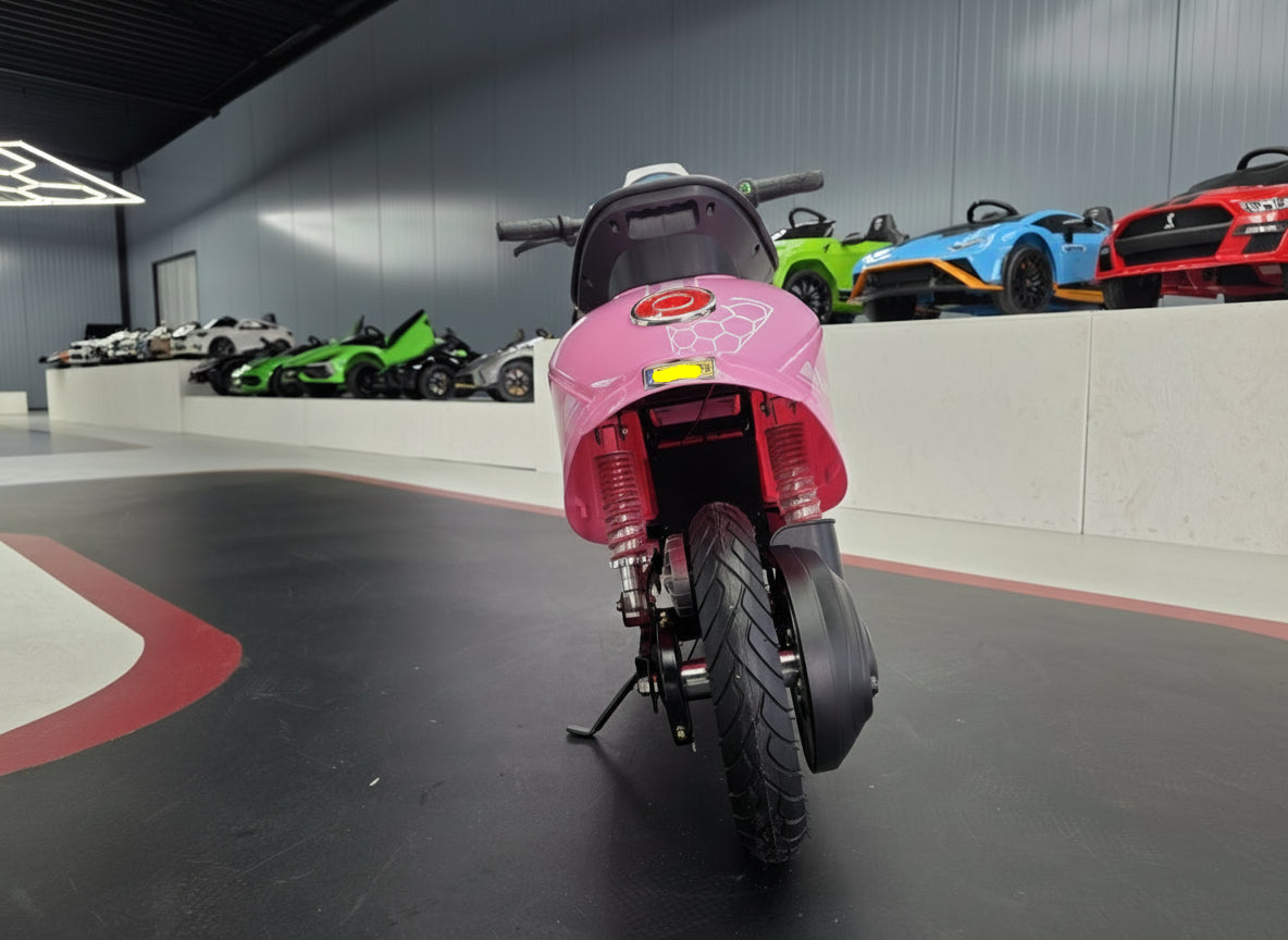 Barnscooter 24V – rosa