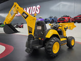 Caterpillar gravemaskine med laster børnetraktor 12 volt