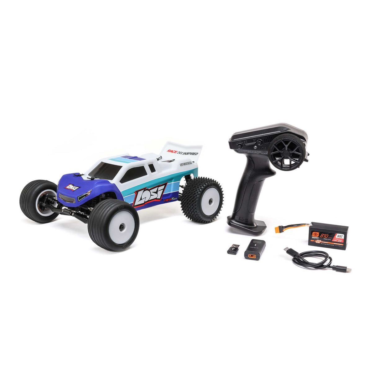 1/18 Mini-T 2.0 2S 2WD RTR Brushless Stadium Truck (Battery & Charger included)