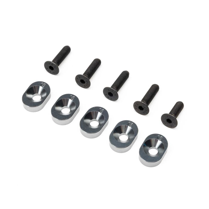 Losi Engine Mount Insert and Screws 18/67 (5): 5IVE-TG 3.0
