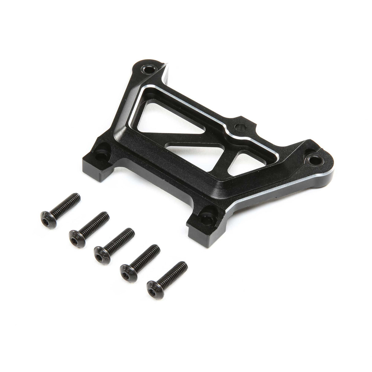 Front Top Plate, Aluminum, Black: DBXL-E 2.0