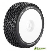 Tire &amp; Wheel B-PIRATE 1/8 Buggy Soft White (2)*