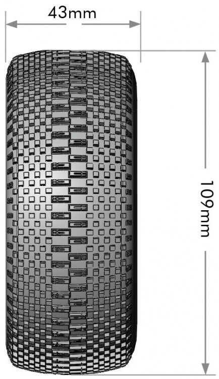 Tires &amp; Wheels SC-GROOVE (Removable Hex 4pcs) Soft (2)