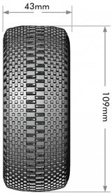 Tires &amp; Wheels SC-GROOVE (Removable Hex 4pcs) Soft (2)