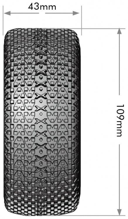 Tires &amp; Wheels SC-TURBO (Removable Hex 4pcs) Soft (2)