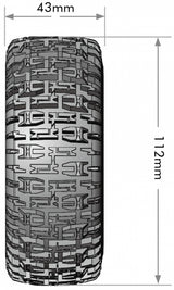 Tires &amp; Wheels SC-PIONEER (Removable Hex 4pcs) Soft (2)
